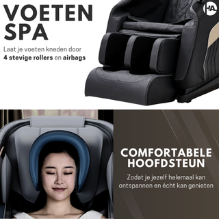 High Aspect® Massagestoel F1 - Vintage Brown