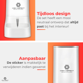 Voer & Water Dispensers - Wit