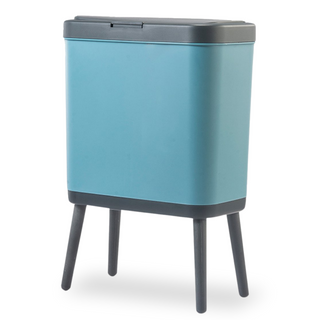 Prullenbak op Pootjes 15L - Mint Groen