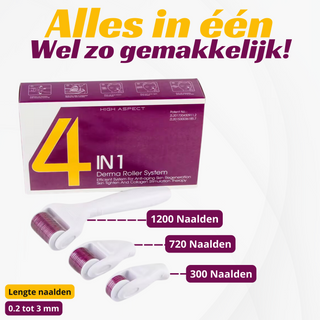 Dermarollerset 4 in 1