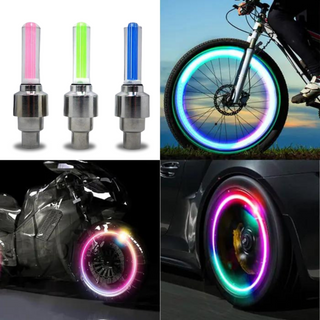 Set van 2 Fiets/ Auto/ Scooter ventiel lampjes