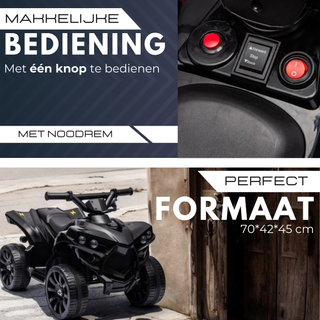 Off-road Bestuurbare Kinderquad
