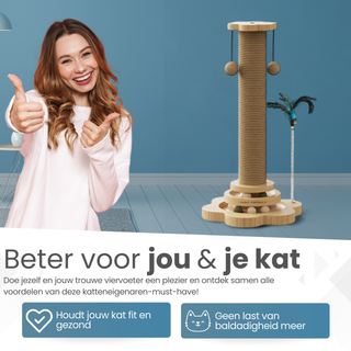 Krabpaal 46cm - met Speeltjes