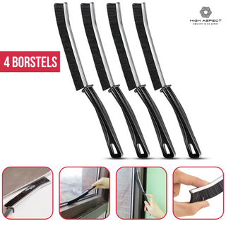 Set van 4 Spleetreinigingsborstels