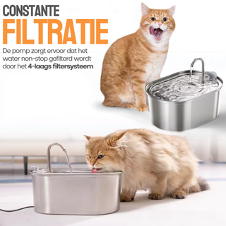 RVS Drinkfontein - met Kraantje