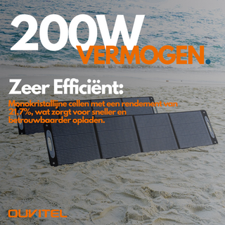 OUKITEL 200W Zonnepaneel