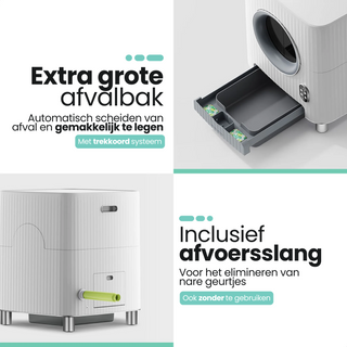 Automatische / Zelfreinigende Kattenbak S2 XXL 68L