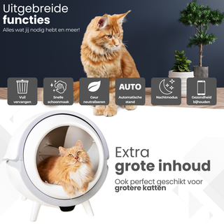 Automatische / Zelfreinigende Kattenbak S1 XL