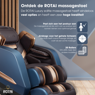 ROTAI Shiatsu Massagestoel Luxury
