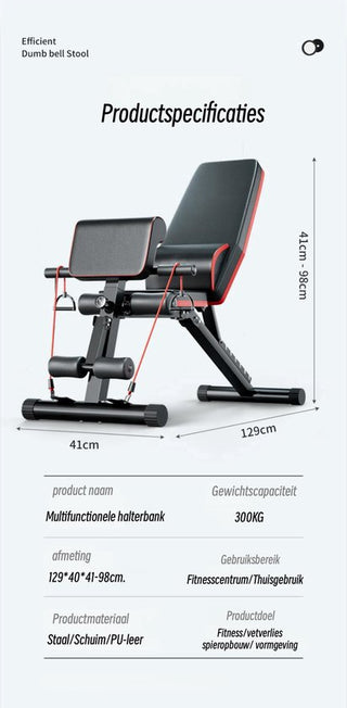 Multifunctionele Fitnessbank