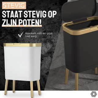 Prullenbak op pootjes - 15L