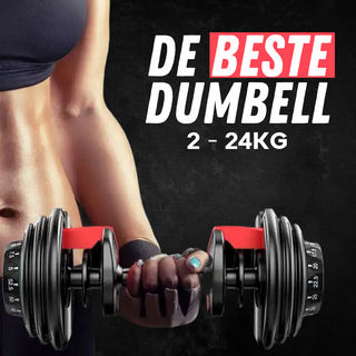 Verstelbare Dumbbell - 2 Tot 24 KG