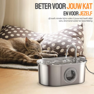 RVS Drinkfontein - met Kraantje