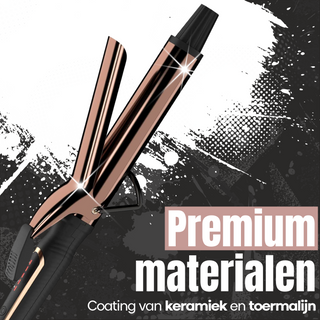 2 In 1 Krul- & stijltang - Klikmodel