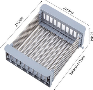 Afdruiprek uitschuifbaar