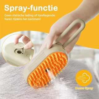 Dierenharen Borstel met Sprayfunctie