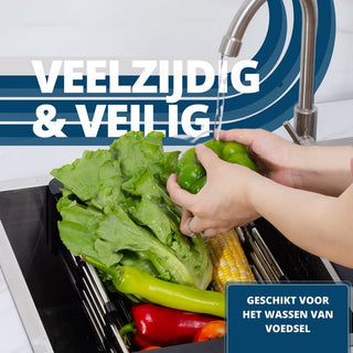 Afdruiprek uitschuifbaar