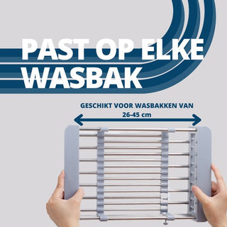 Afdruiprek uitschuifbaar