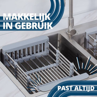 Afdruiprek uitschuifbaar