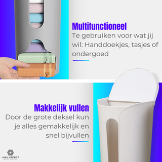 2x Wandgemonteerde organizer