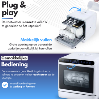 Compacte & Vrijstaande vaatwasser