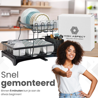 Afdruiprek XL - met Afvoer