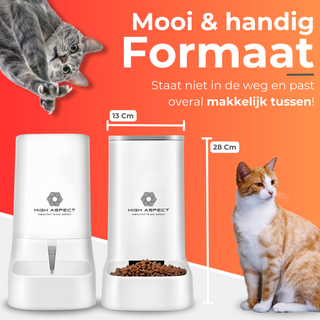 Voer & Water Dispensers - Wit