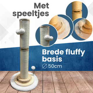 Krabpaal 95CM - Fluffy voet