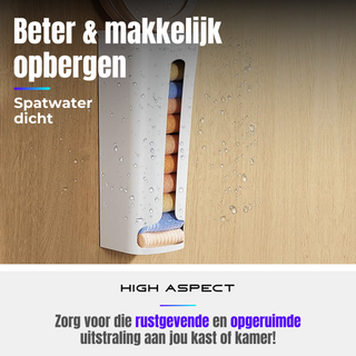 2x Wandgemonteerde organizer