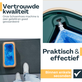 Schoenhoes Apparaat - Inclusief 100 Hoesjes