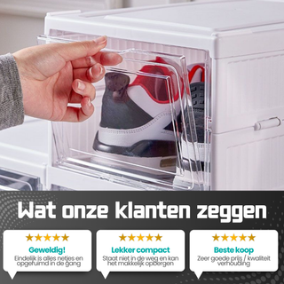 Transparante Schoenboxen - Set van 3