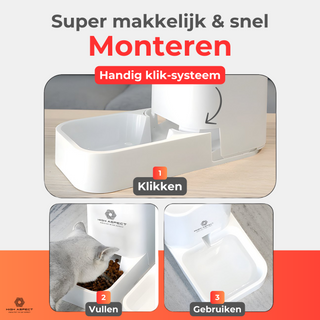 Voer & Water Dispensers - Wit