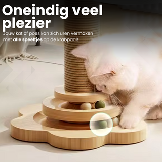 Krabpaal 46cm - met Speeltjes