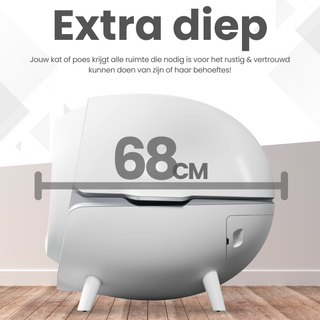 Automatische / Zelfreinigende Kattenbak S1 XL