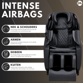 High Aspect® Massagestoel F1 - Vintage Brown