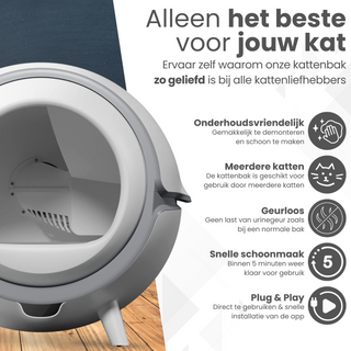 Automatische / Zelfreinigende Kattenbak S1 XL