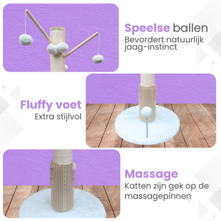 Krabpaal 75CM - Met Massagepilaar