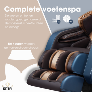 ROTAI Shiatsu Massagestoel Luxury