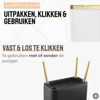 Prullenbak op pootjes - 15L