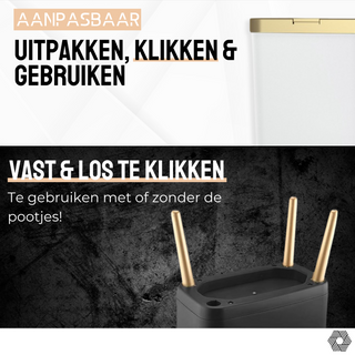 Prullenbak op pootjes - 15L