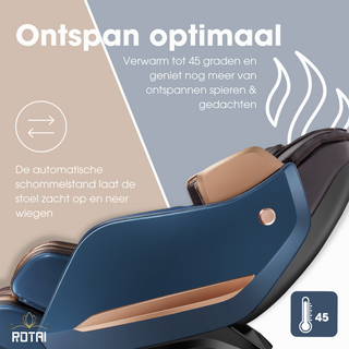 ROTAI Shiatsu Massagestoel Luxury