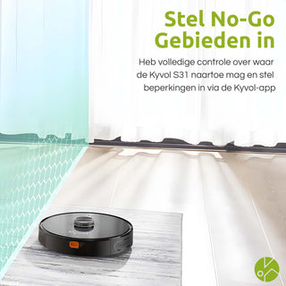 Kyvol S31 Robotstofzuiger & Dweilcombinatie