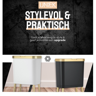 Prullenbak op pootjes - 15L