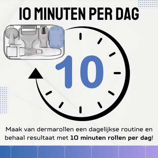 6 In 1 Dermaroller Baardgroei set