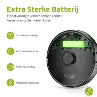 Kyvol S31 Robotstofzuiger & Dweilcombinatie