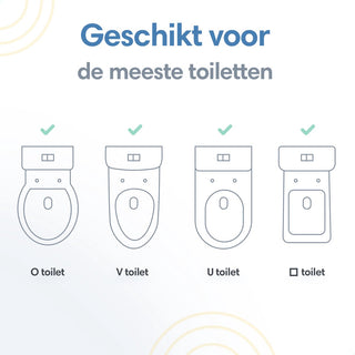 WC Verkleiner met Trapje - Blauw