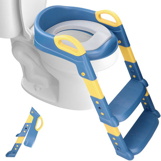WC Verkleiner met Trapje - Blauw