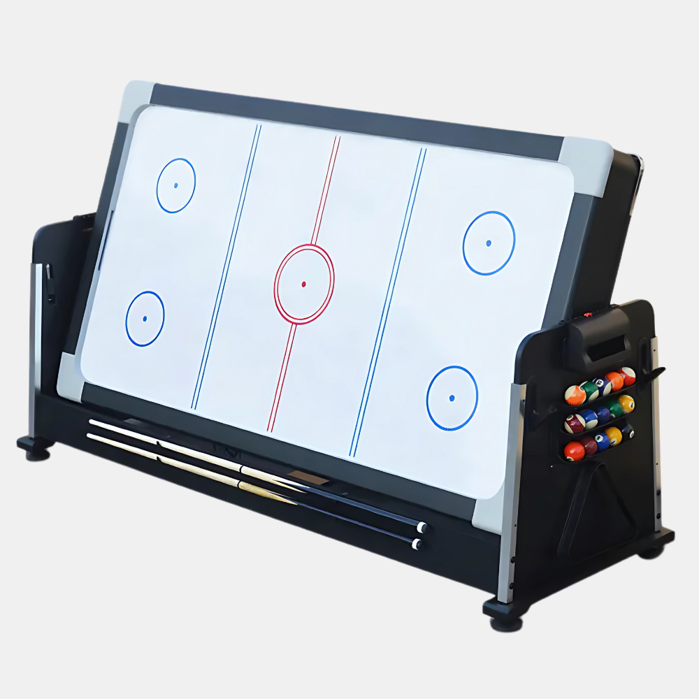 4 in 1 Multitafel: Pooltafel/ Tafeltennis & Airhockey