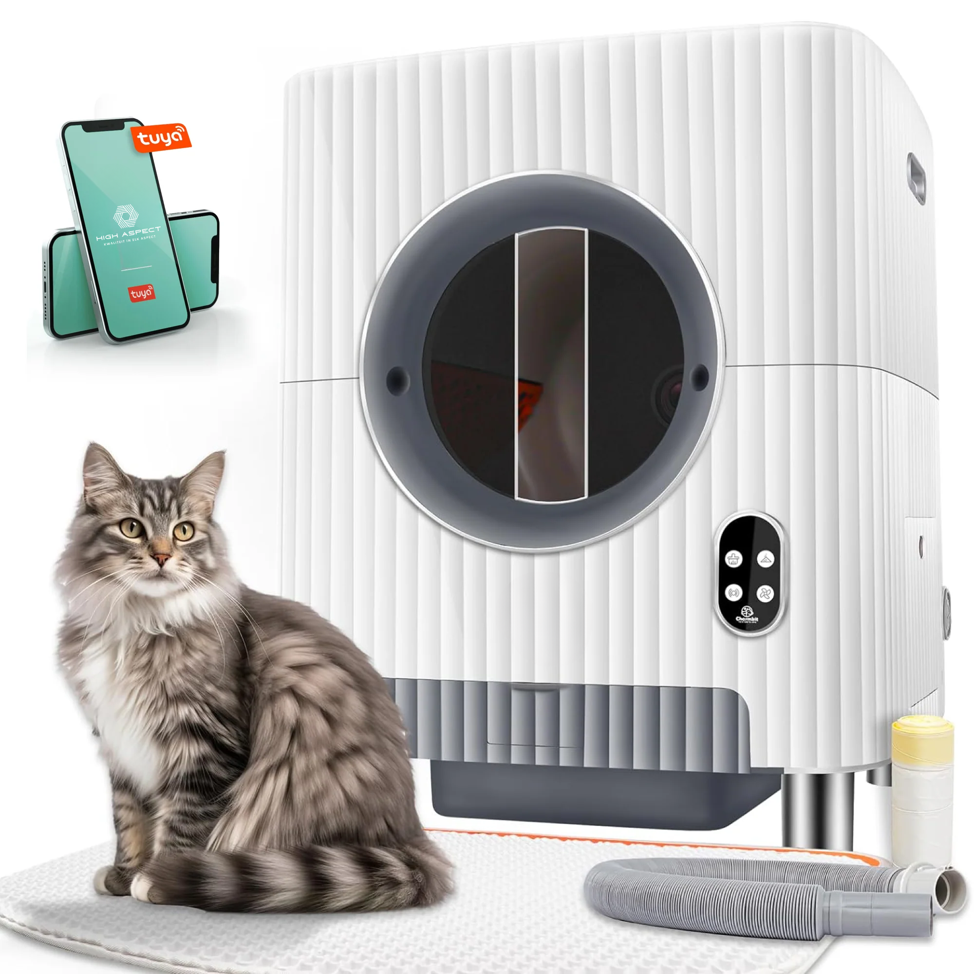 Automatische / Zelfreinigende Kattenbak S2 XXL 68L