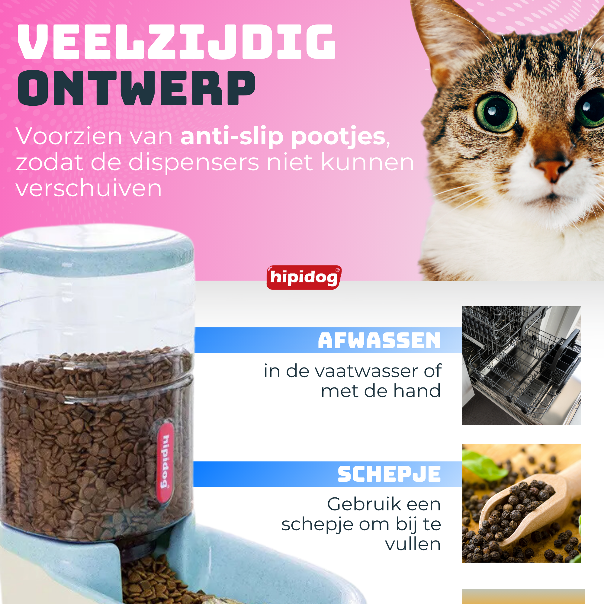 Hipidog Dierenvoeder (Set of los)